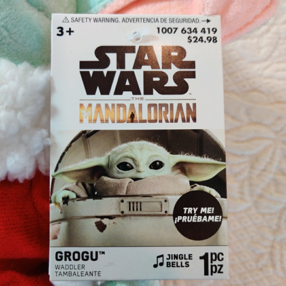 Disney Grogu Star Wars Mandalorian Jingle Bells Animated Christmas Decoration - Picture 8 of 11